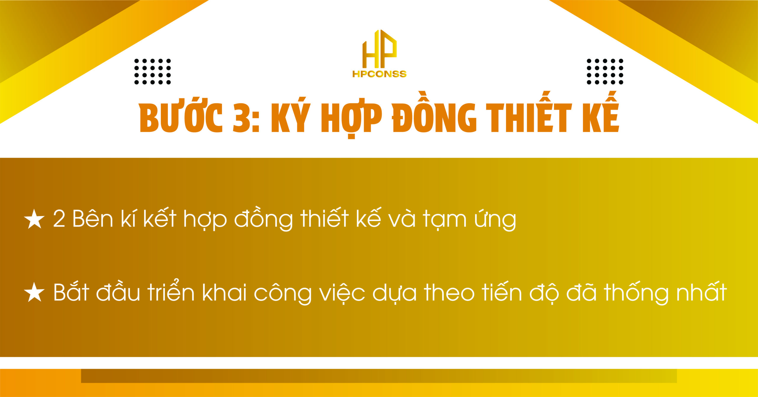 Bước 3 ký hợp đồng thiết kế
