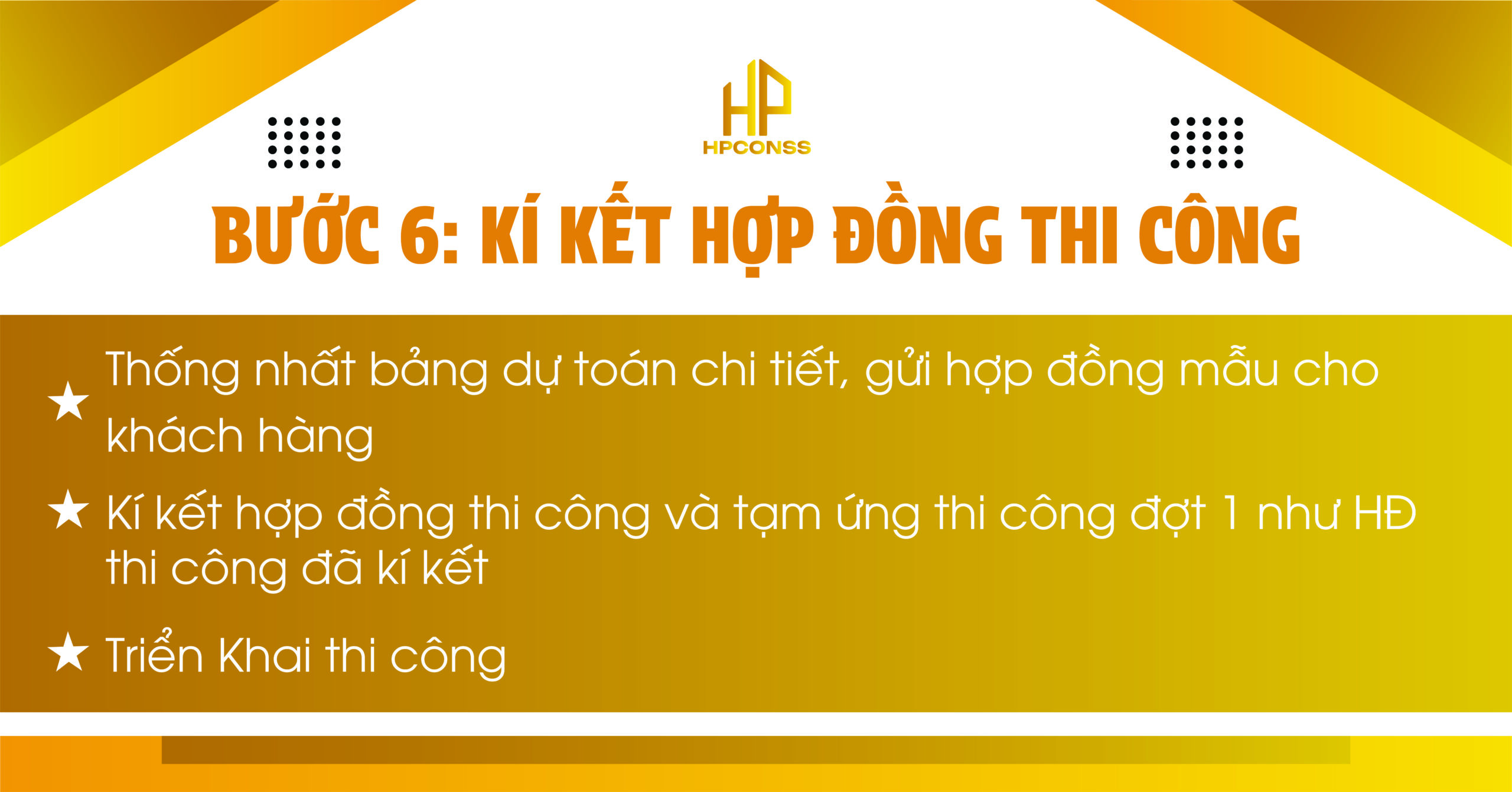 Kí kết hợp đồng thi công