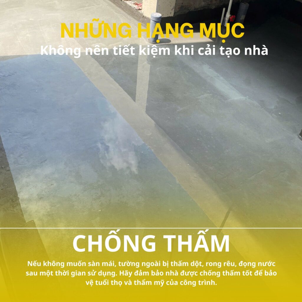 Hạng mục chống thấm